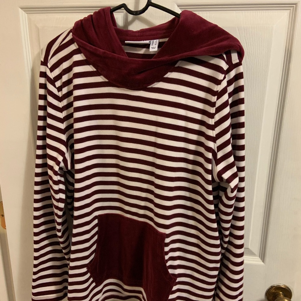 Denim & Co-Striped Knit Tunic